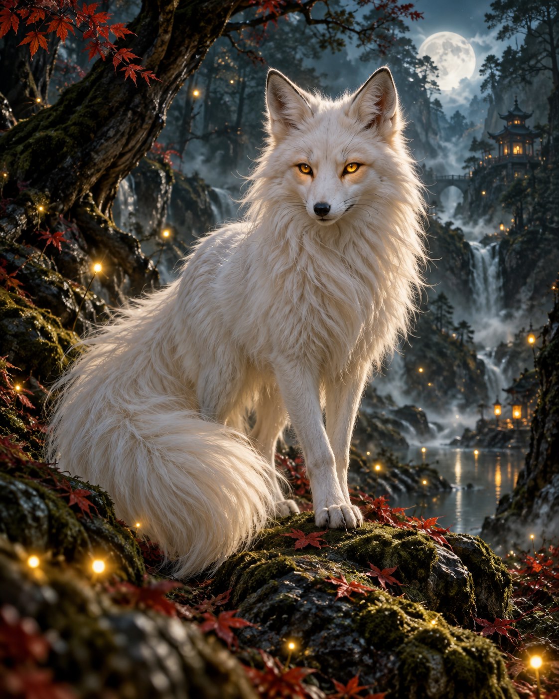 Mythical creature scroll template